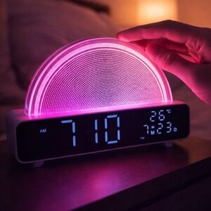 Love Lamp Wi-Fi Touch Lamp LED Light Color Changing White Noise Smart Alarm #699